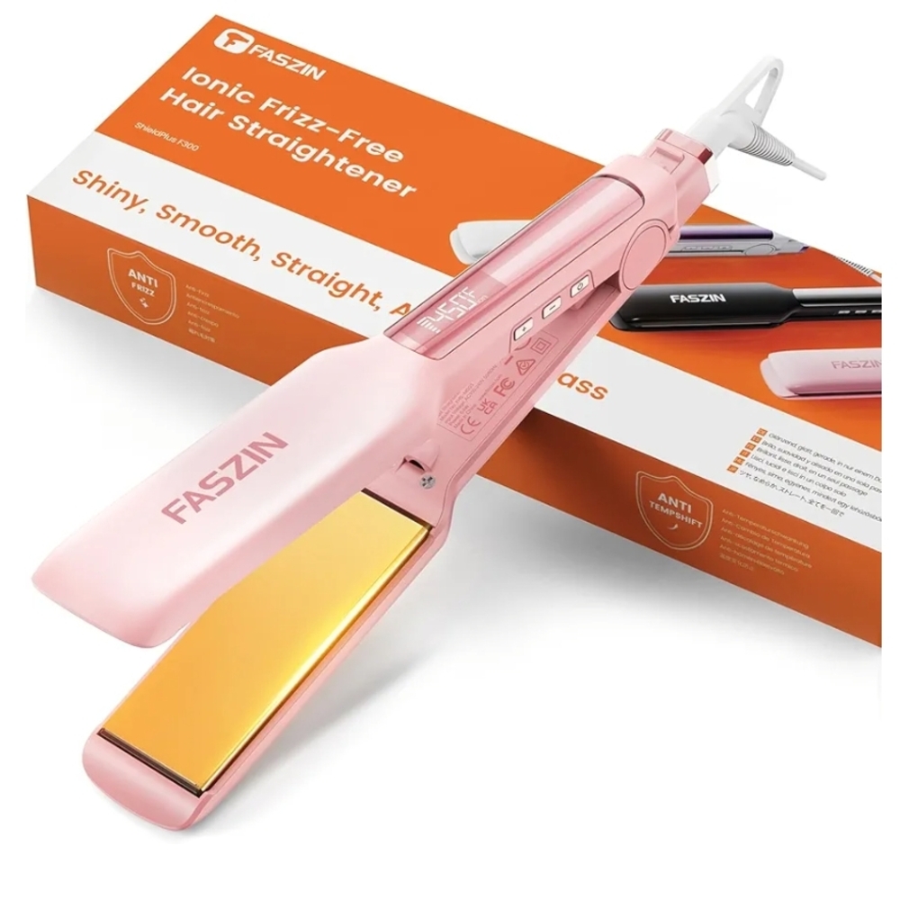 [NWT] Professional Hair Straightener, Titanium Negative Ion Flat Iron